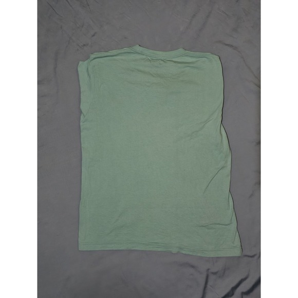 Uniqlo x Keith Kuyakusho Haring Shirt Mens Medium Green Crew Neck Short Sleeve - Picture 5 of 7